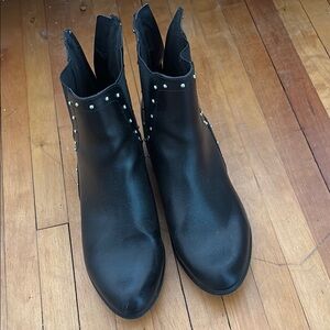 Black Studded Women's Boots